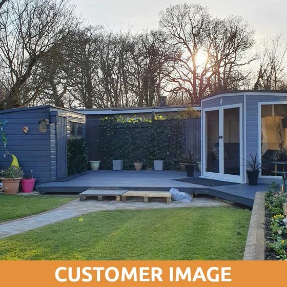 8x8 Shire Barclay Corner Wooden Summer House 17 8x8 Shire Barclay Corner Wooden Summer House - Image 15