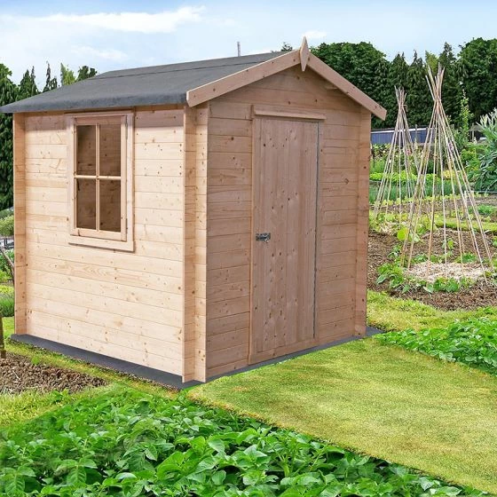 Shire Danbury 2.5m X 2.4m Log Cabin Shed (19mm) 4 Shire Danbury 2.5m X 2.4m Log Cabin Shed (19mm) - Image 2