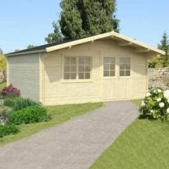 Palmako Britta 5.1m X 4.5m Log Cabin Garden Building (40mm)
