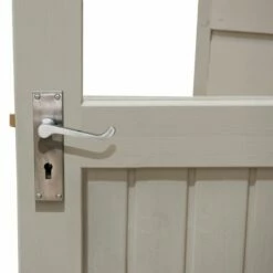 6' X 4' Forest Retreat Cream Luxury Shed (1.81m X 1.22m) - Installation Included 18 6' X 4' Forest Retreat Cream Luxury Shed (1.81m X 1.22m) - Installation Included -Garden Supplies Sales Shop fra46crin forest retreat 6x4 apex shed cream close up min