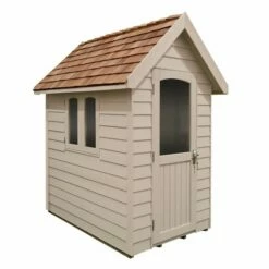 6' X 4' Forest Retreat Cream Luxury Shed (1.81m X 1.22m) - Installation Included 23 6' X 4' Forest Retreat Cream Luxury Shed (1.81m X 1.22m) - Installation Included -Garden Supplies Sales Shop fra46crin forest retreat 6x4 apex shed cream cutout2 min 1