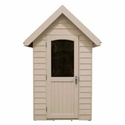 6' X 4' Forest Retreat Cream Luxury Shed (1.81m X 1.22m) - Installation Included 21 6' X 4' Forest Retreat Cream Luxury Shed (1.81m X 1.22m) - Installation Included -Garden Supplies Sales Shop fra46crin forest retreat 6x4 apex shed cream cutout4 min 1