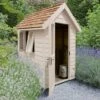6' X 4' Forest Retreat Cream Luxury Shed (1.81m X 1.22m) - Installation Included 2 6' X 4' Forest Retreat Cream Luxury Shed (1.81m X 1.22m) - Installation Included -Garden Supplies Sales Shop fra46crin forest retreat 6x4 apex shed cream insitu min
