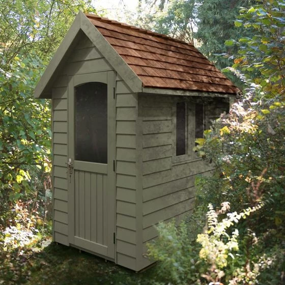 6' X 4' Forest Retreat Green Luxury Shed (1.81m X 1.22m) - Installation Included 4 6' X 4' Forest Retreat Green Luxury Shed (1.81m X 1.22m) - Installation Included - Image 2