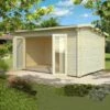 Palmako Ines 5.1m X 3.3mm Log Cabin Garden Room (44mm) 1 Palmako Ines 5.1m X 3.3mm Log Cabin Garden Room (44mm) -Garden Supplies Sales Shop frb44 5032 001
