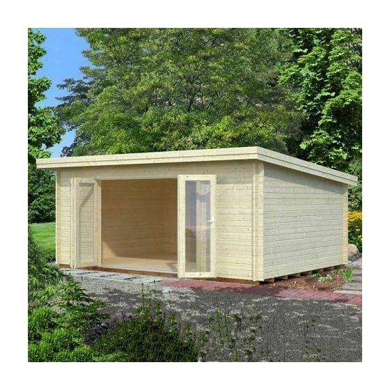 Palmako Lea 5.4m X 3.9m Log Cabin Garden Office (44mm) 3 Palmako Lea 5.4m X 3.9m Log Cabin Garden Office (44mm)