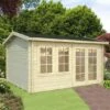 Palmako Iris 4.2m X 3.3m Log Cabin Garden Office (44mm) 1 Palmako Iris 4.2m X 3.3m Log Cabin Garden Office (44mm) -Garden Supplies Sales Shop frg44 4132 001 1