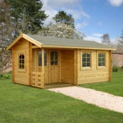 Palmako Susanna 5.3m X 3.2m Log Cabin Garden Building (44mm) 17 Palmako Susanna 5.3m X 3.2m Log Cabin Garden Building (44mm) -Garden Supplies Sales Shop frr44 5332 1 01