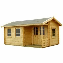 Palmako Susanna 5.3m X 3.2m Log Cabin Garden Building (44mm) 24 Palmako Susanna 5.3m X 3.2m Log Cabin Garden Building (44mm) -Garden Supplies Sales Shop frr44 5332 1 02