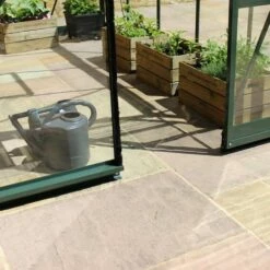 4' X 8' Halls Cotswold Birdlip Small Greenhouse In Green With Toughened Glass (1.47m X 2.56m) 17 4' X 8' Halls Cotswold Birdlip Small Greenhouse In Green With Toughened Glass (1.47m X 2.56m) -Garden Supplies Sales Shop green threshold min 1 1