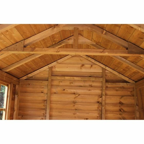 8' X 8' Traditional Heavy Duty Shiplap Apex Wooden Garden Shed (2.44m X 2.44m) 14 8' X 8' Traditional Heavy Duty Shiplap Apex Wooden Garden Shed (2.44m X 2.44m) - Image 12