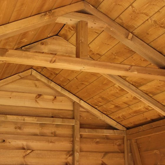 8' X 8' Traditional Heavy Duty Shiplap Apex Wooden Garden Shed (2.44m X 2.44m) 15 8' X 8' Traditional Heavy Duty Shiplap Apex Wooden Garden Shed (2.44m X 2.44m) - Image 13