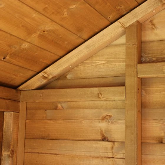 8' X 8' Traditional Heavy Duty Shiplap Apex Wooden Garden Shed (2.44m X 2.44m) 16 8' X 8' Traditional Heavy Duty Shiplap Apex Wooden Garden Shed (2.44m X 2.44m) - Image 14