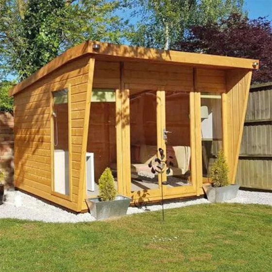 10x10 Shire Highclere Contemporary Wooden Summer House 4 10x10 Shire Highclere Contemporary Wooden Summer House - Image 2