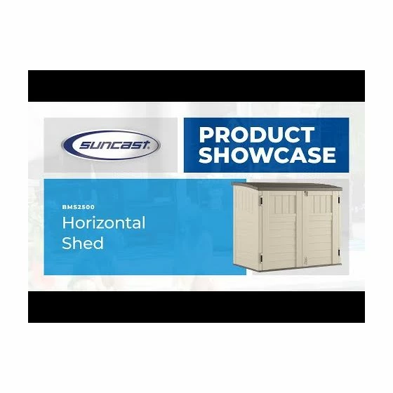 4' X 3' (1.31 X 0.78m) Suncast Resin Kensington Six Store - Plastic Garden Storage 4 4' X 3' (1.31 X 0.78m) Suncast Resin Kensington Six Store - Plastic Garden Storage - Image 2