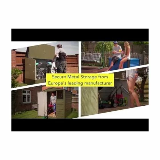 6'4 X 2'9 Trimetals Protect.a.Cycle Metal Bike Shed With Ramp - Green (1.95m X 0.88m) 11 6'4 X 2'9 Trimetals Protect.a.Cycle Metal Bike Shed With Ramp - Green (1.95m X 0.88m) - Image 9