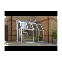 6'x10' Palram Canopia Rion White Sun Room Walk In Wall Greenhouse (1.8x3m) 11 6'x10' Palram Canopia Rion White Sun Room Walk In Wall Greenhouse (1.8x3m) -Garden Supplies Sales Shop hqdefault 73 6