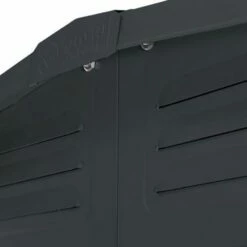 10' X 15' Globel Anthracite Grey Double Door Metal Garage (3.07m X 4.64m) 34 10' X 15' Globel Anthracite Grey Double Door Metal Garage (3.07m X 4.64m) -Garden Supplies Sales Shop lotus1015utag lotus 10x15 double garage facade