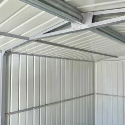 10' X 15' Globel Anthracite Grey Double Door Metal Garage (3.07m X 4.64m) 37 10' X 15' Globel Anthracite Grey Double Door Metal Garage (3.07m X 4.64m) -Garden Supplies Sales Shop lotus1015utag lotus 10x15 double garage interior2