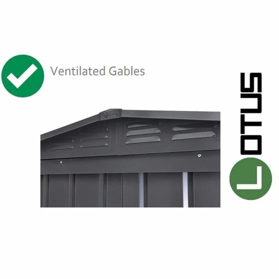 10' X 15' Globel Anthracite Grey Double Door Metal Garage (3.07m X 4.64m) 22 10' X 15' Globel Anthracite Grey Double Door Metal Garage (3.07m X 4.64m) - Image 20