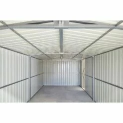 10' X 23' Globel Double Door Garage - Anthracite Grey (2.9m X 7m) 30 10' X 23' Globel Double Door Garage - Anthracite Grey (2.9m X 7m) -Garden Supplies Sales Shop lotus10x23utag 10x23 lotus double door garage anthracite grey close up3 min