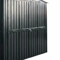 10' X 23' Globel Double Door Garage - Anthracite Grey (2.9m X 7m) 27 10' X 23' Globel Double Door Garage - Anthracite Grey (2.9m X 7m) -Garden Supplies Sales Shop lotus10x23utag 10x23 lotus double door garage anthracite grey close up6 min