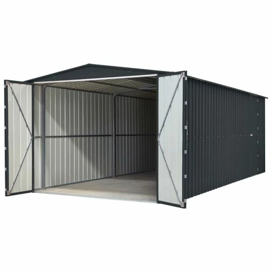 10' X 23' Globel Double Door Garage - Anthracite Grey (2.9m X 7m) 4 10' X 23' Globel Double Door Garage - Anthracite Grey (2.9m X 7m) - Image 2