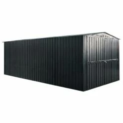 10' X 23' Globel Double Door Garage - Anthracite Grey (2.9m X 7m) 24 10' X 23' Globel Double Door Garage - Anthracite Grey (2.9m X 7m) -Garden Supplies Sales Shop lotus10x23utag 10x23 lotus double door garage anthracite grey cutout4 min