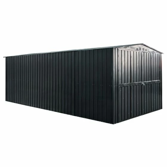 10' X 23' Globel Double Door Garage - Anthracite Grey (2.9m X 7m) 5 10' X 23' Globel Double Door Garage - Anthracite Grey (2.9m X 7m) - Image 3