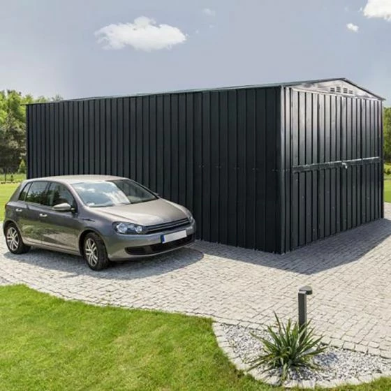 10' X 23' Globel Double Door Garage - Anthracite Grey (2.9m X 7m) 3 10' X 23' Globel Double Door Garage - Anthracite Grey (2.9m X 7m)
