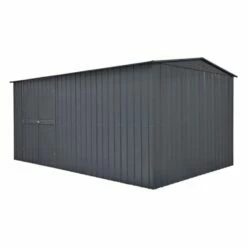 10' X 23' Globel Double Door Workshop - Athracite Grey (2.9m X 7m) 22 10' X 23' Globel Double Door Workshop - Athracite Grey (2.9m X 7m) -Garden Supplies Sales Shop lotus10x23wsag 10x23 lotus grey metal workshop cutout3 min