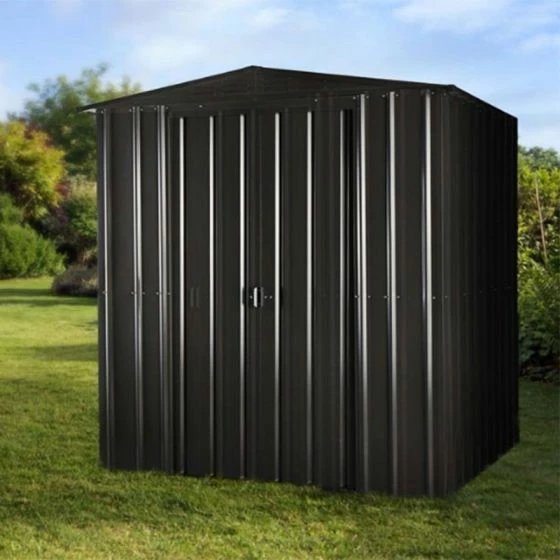 6' X 4' Globel Anthracite Grey Apex Metal Shed (1.84m X 1.23m) 8 6' X 4' Globel Anthracite Grey Apex Metal Shed (1.84m X 1.23m) - Image 6