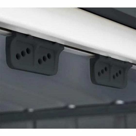 6' X 4' Globel Anthracite Grey Apex Metal Shed (1.84m X 1.23m) 16 6' X 4' Globel Anthracite Grey Apex Metal Shed (1.84m X 1.23m) - Image 14