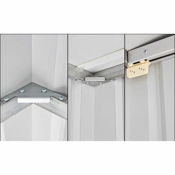 6' X 4' Globel Anthracite Grey Apex Metal Shed (1.84m X 1.23m) 21 6' X 4' Globel Anthracite Grey Apex Metal Shed (1.84m X 1.23m) - Image 19