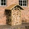 4'5 X 2'10 Forest Apex Medium Logstore (1.3m X 0.9m) 1 4'5 X 2'10 Forest Apex Medium Logstore (1.3m X 0.9m) -Garden Supplies Sales Shop mwlgst 1
