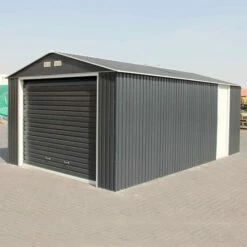 12' X 26' Sapphire Olympian Anthracite Metal Garage (3.62m X 7.75m)