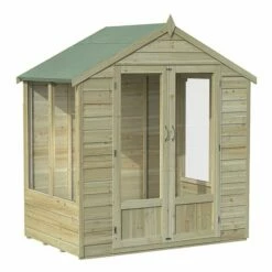 6' X 4' Forest Oakley 25yr Guarantee Double Door Apex Summer House (1.99m X 1.24m) 16 6' X 4' Forest Oakley 25yr Guarantee Double Door Apex Summer House (1.99m X 1.24m) -Garden Supplies Sales Shop opasum64ddm cutout min 1 1