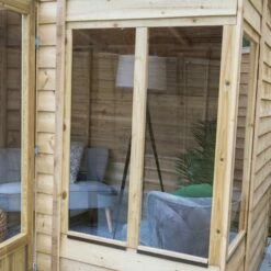 6' X 4' Forest Oakley 25yr Guarantee Double Door Apex Summer House (1.99m X 1.24m) 22 6' X 4' Forest Oakley 25yr Guarantee Double Door Apex Summer House (1.99m X 1.24m) -Garden Supplies Sales Shop opasum64ddm feature1 min 1
