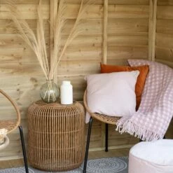 7' X 7' Forest Oakley 25yr Guarantee Double Door Apex Summer House (2.32m X 2.13m) 16 7' X 7' Forest Oakley 25yr Guarantee Double Door Apex Summer House (2.32m X 2.13m) -Garden Supplies Sales Shop opasum77ddm forest 7x7 oakley summerhouse close up3 min 1