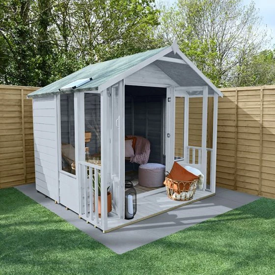 7' X 7' Forest Oakley 25yr Guarantee Double Door Apex Summer House (2.32m X 2.13m) 10 7' X 7' Forest Oakley 25yr Guarantee Double Door Apex Summer House (2.32m X 2.13m) - Image 8