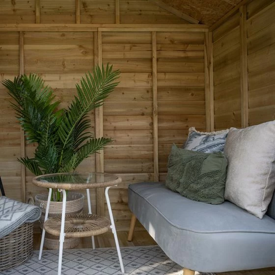 8' X 6' Forest Oakley 25yr Guarantee Double Door Apex Summer House (2.61m X 1.83m) 6 8' X 6' Forest Oakley 25yr Guarantee Double Door Apex Summer House (2.61m X 1.83m) - Image 4