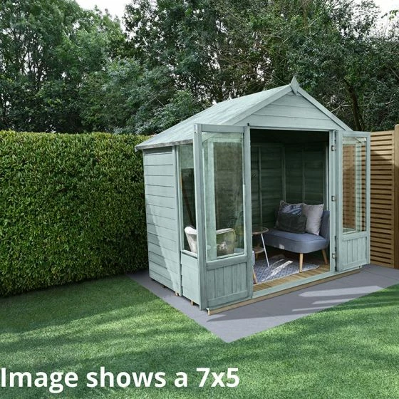 8' X 6' Forest Oakley 25yr Guarantee Double Door Apex Summer House (2.61m X 1.83m) 10 8' X 6' Forest Oakley 25yr Guarantee Double Door Apex Summer House (2.61m X 1.83m) - Image 8