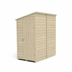6' X 3' Forest 4Life 25yr Guarantee Overlap Pressure Treated Windowless Pent Wooden Shed (1.83m X 1.09m) 28 6' X 3' Forest 4Life 25yr Guarantee Overlap Pressure Treated Windowless Pent Wooden Shed (1.83m X 1.09m) -Garden Supplies Sales Shop opp63m 03