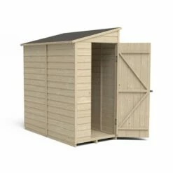 6' X 3' Forest 4Life 25yr Guarantee Overlap Pressure Treated Windowless Pent Wooden Shed (1.83m X 1.09m) 19 6' X 3' Forest 4Life 25yr Guarantee Overlap Pressure Treated Windowless Pent Wooden Shed (1.83m X 1.09m) -Garden Supplies Sales Shop opp63m 04