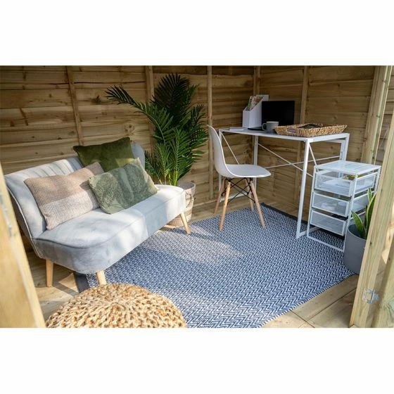 10' X 6' Forest Oakley 25yr Guarantee Double Door Pent Summer House (3.10m X 2.03m) 7 10' X 6' Forest Oakley 25yr Guarantee Double Door Pent Summer House (3.10m X 2.03m) - Image 5