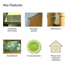 Palmako Lisa 4.2m X 3.2m Log Cabin Garden Room (34mm) 14 Palmako Lisa 4.2m X 3.2m Log Cabin Garden Room (34mm) -Garden Supplies Sales Shop palmako key feature image new 2 min 1