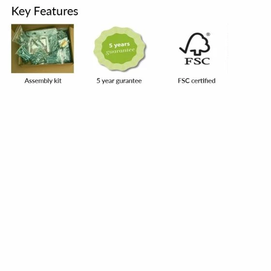 Palmako Hanna 3m X 3.4m Corner Log Cabin Summer House (34mm) 7 Palmako Hanna 3m X 3.4m Corner Log Cabin Summer House (34mm) - Image 5