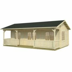 Palmako Sandra 7.5m X 4.8m Log Cabin Summer House (44mm) 16 Palmako Sandra 7.5m X 4.8m Log Cabin Summer House (44mm) -Garden Supplies Sales Shop pm44 233 02