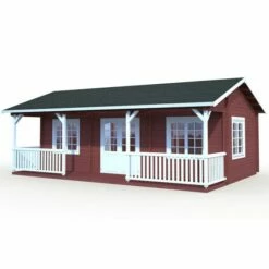 Palmako Sandra 7.5m X 4.8m Log Cabin Summer House (44mm) 18 Palmako Sandra 7.5m X 4.8m Log Cabin Summer House (44mm) -Garden Supplies Sales Shop pm44 233 03