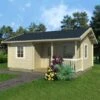 Palmako Sandra 6.3 X 4.5m Log Cabin Garden Building (70mm) 1 Palmako Sandra 6.3 X 4.5m Log Cabin Garden Building (70mm) -Garden Supplies Sales Shop pm70 6247 01
